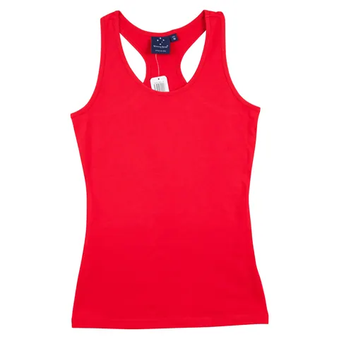 Winning Spirit Stretch Raceback Singlet Ladies'