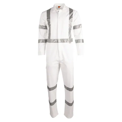 Australian Industrial Wear Mens biomotion nightwear coverall with x back tape configuration
