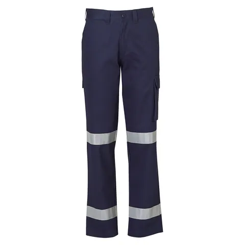 Australian Industrial Wear Ladies' Heavy Cotton Drill Cargo Pants with Biomotion 3M Tapes