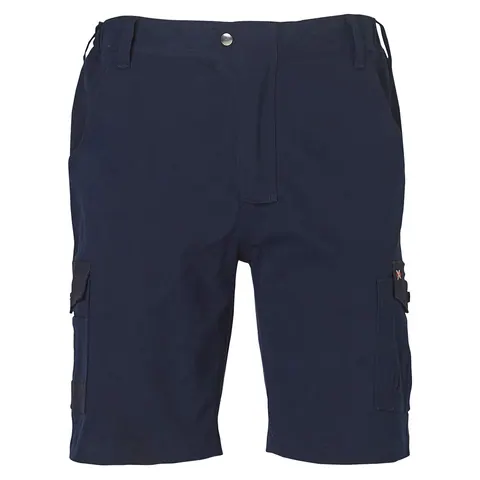 Australian Industrial Wear Mens Stretch Cargo Work Shorts with Design Panel Treatments