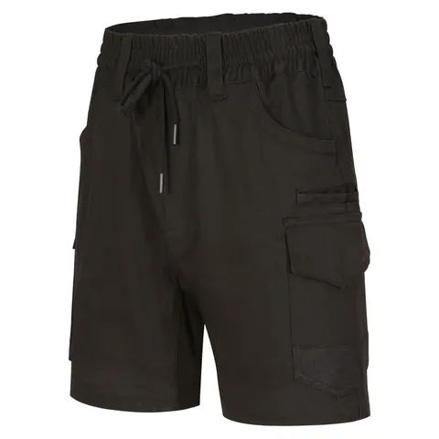Australian Industrial Wear Unisex Cotton Stretch Drill Cuffed Work Shorts