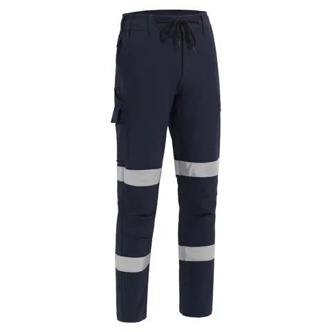 Australian Industrial Wear Unisex DWR Water Repellent Flexi Work Pants with Tapes
