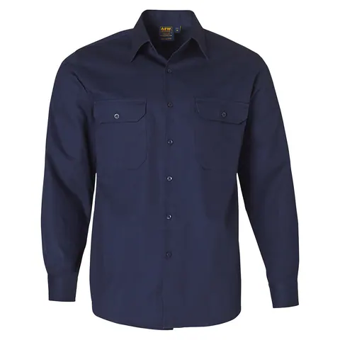 Australian Industrial Wear Cotton Drill Work Shirt