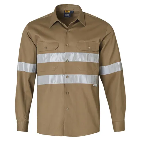 Australian Industrial Wear Cotton Drill Work Shirt