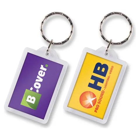 Lens Key Ring - Rectangle