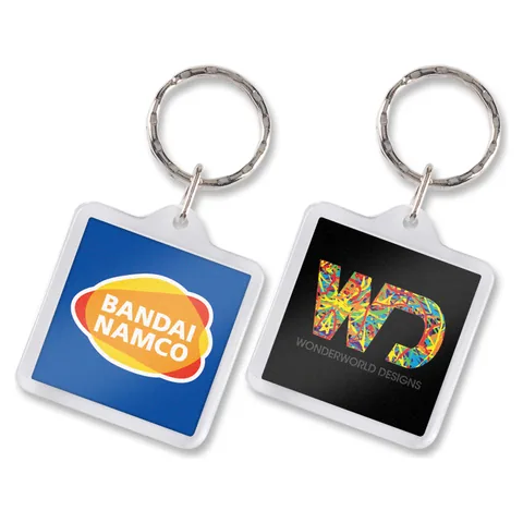 Lens Key Ring - Square