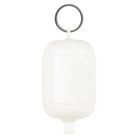 Floating Key Ring in white