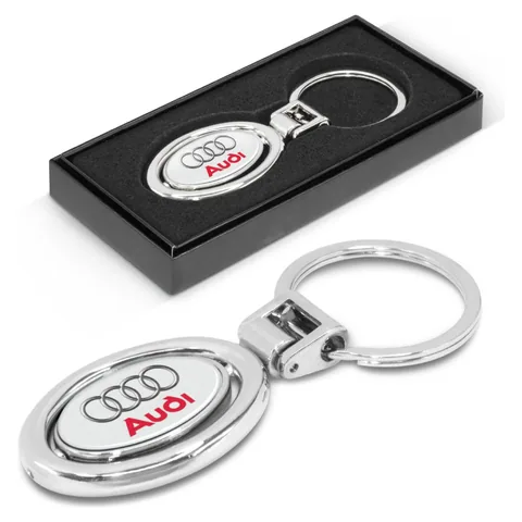 Spinning Metal Key Ring