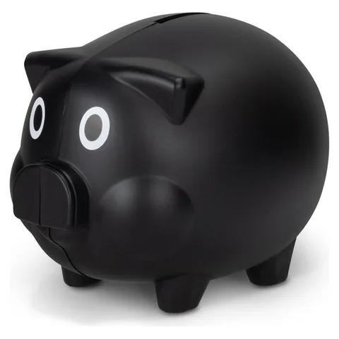 Piggy Bank black