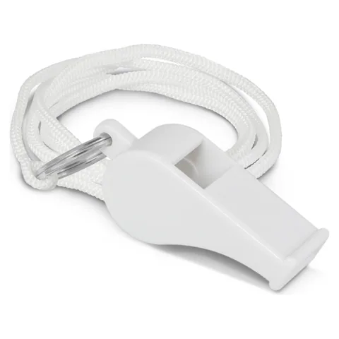 Sports Whistle in white