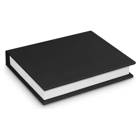 Hard Cover Notes and Flags black