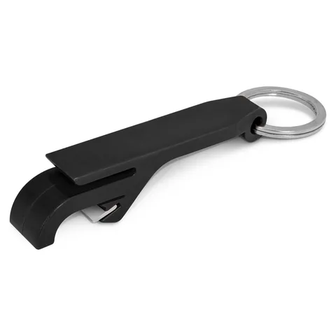 Snappy Bottle Opener Key Ring black