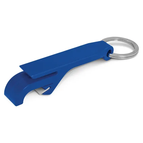 Snappy Bottle Opener Key Ring blue