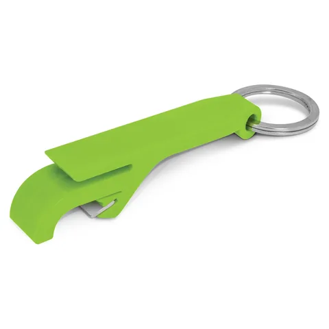 Snappy Bottle Opener Key Ring green