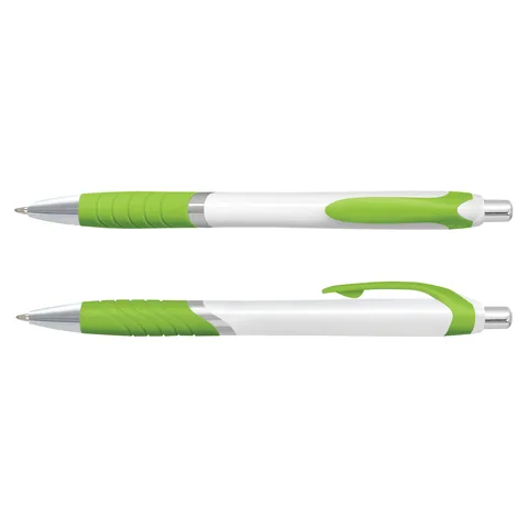 Jet Pen - White Barrel green