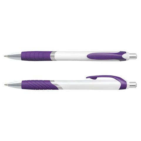 Jet Pen - White Barrel purple
