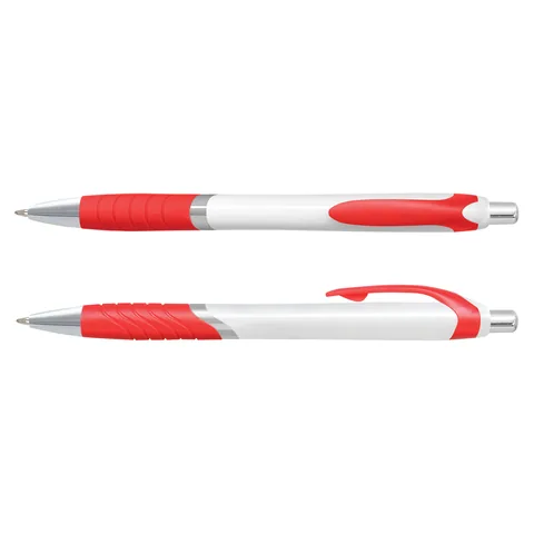 Jet Pen - White Barrel red