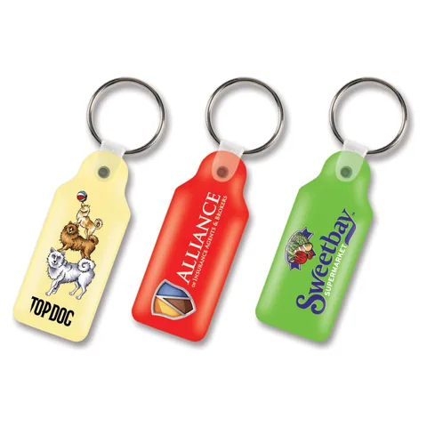 Flexi Resin Key Ring - Rectangle
