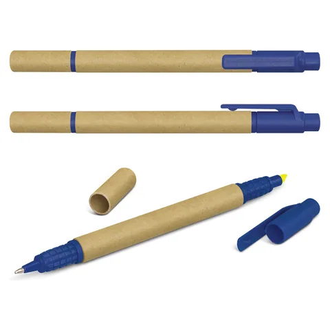 Kraft Pen Highlighter blue