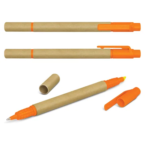 Kraft Pen Highlighter in orange