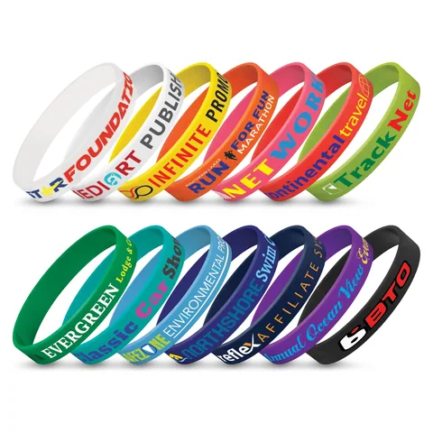 Silicone Wrist Band - Indent