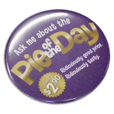Button Badge Round - 75mm