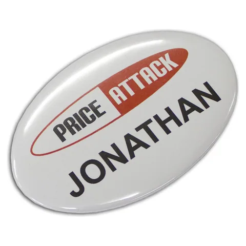 Button Badge Oval - 65 x 45mm