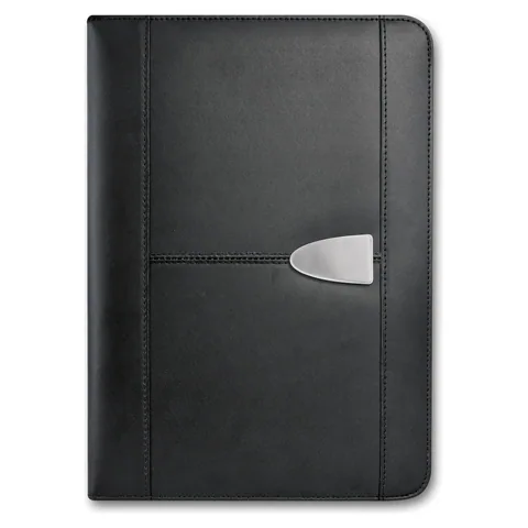 Sovrano Leather Portfolio - Large in black