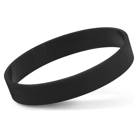 Silicone Wrist Band black