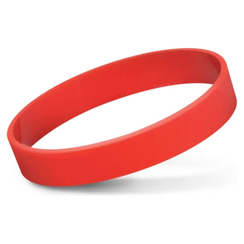 Silicone Wrist Band red
