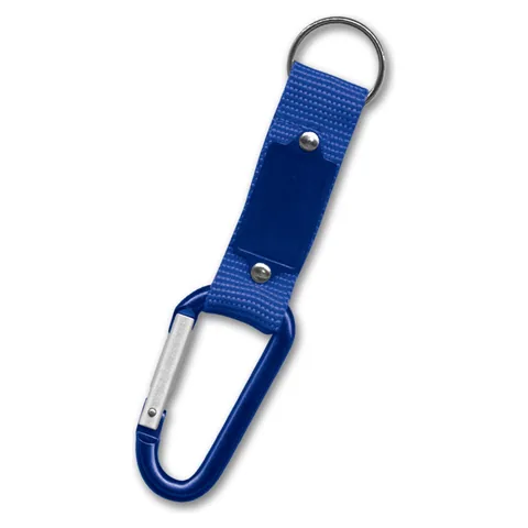 Carabiner Key Ring in blue