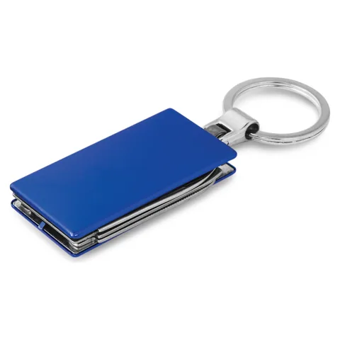 Multi-Function Metal Key Ring in blue