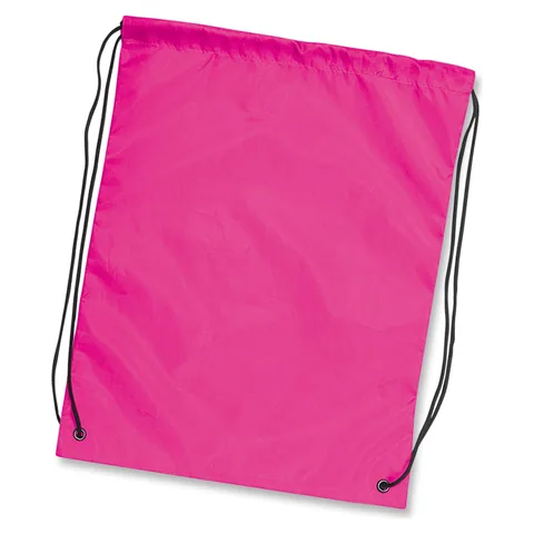 Drawstring Backpack pink