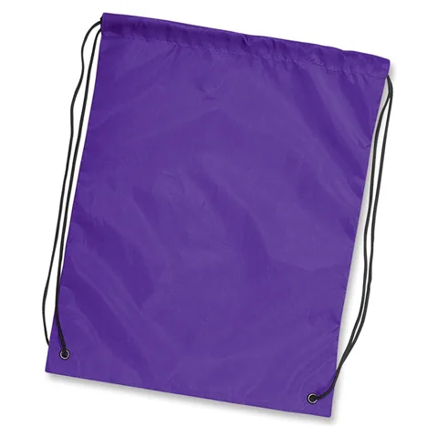Drawstring Backpack purple