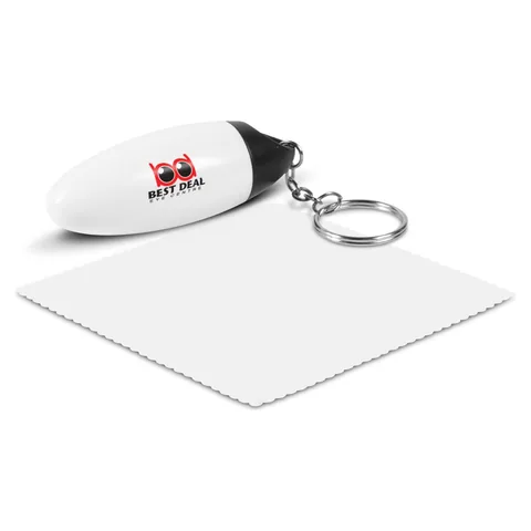 Microfibre Cloth Key Ring
