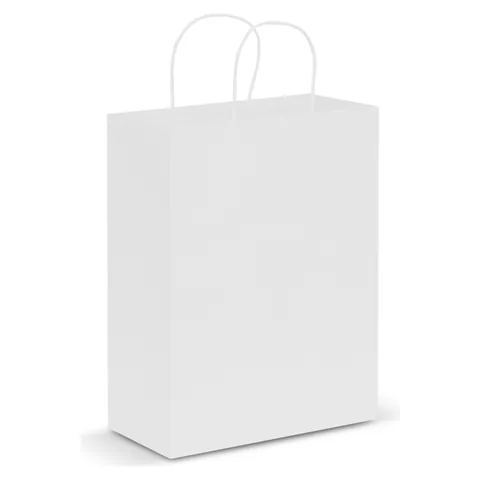 Paper Carry Bag - Large white