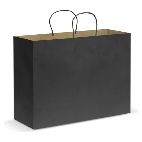 Paper Carry Bag - Extra Large black