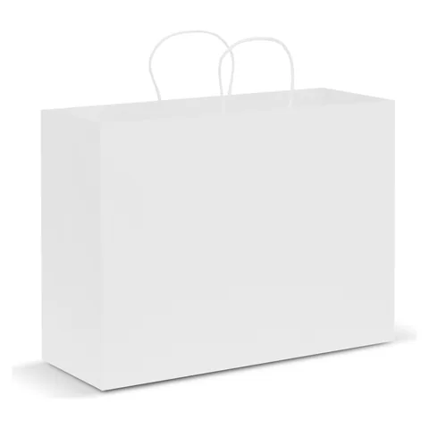 Paper Carry Bag - Extra Large white