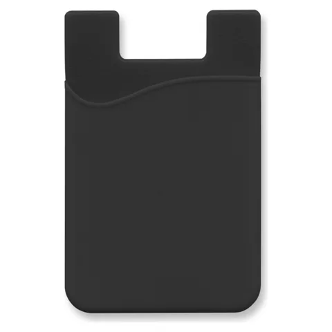 Silicone Phone Wallet black