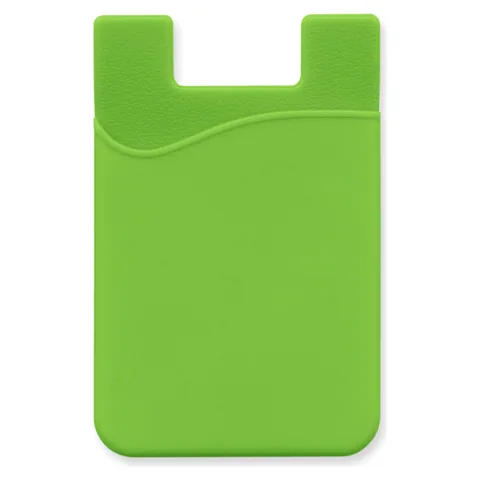 Silicone Phone Wallet green