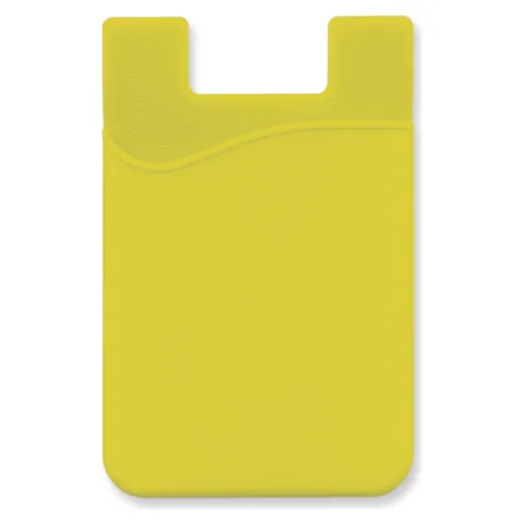 Silicone Phone Wallet yellow