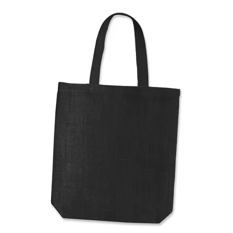Thera Jute Tote Bag black