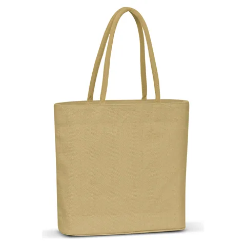 Carrera Jute Tote Bag in natural