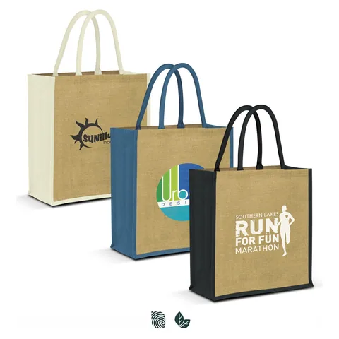 Lanza Jute Tote Bag