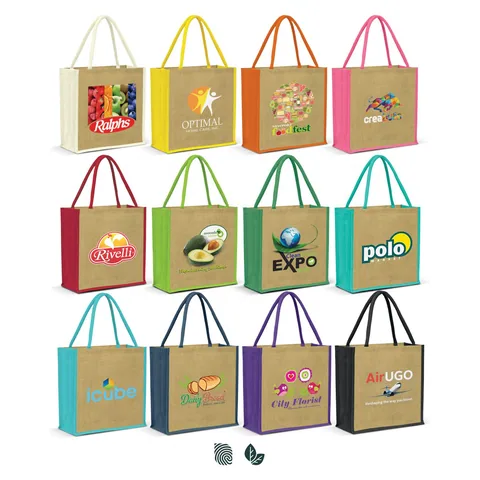 Monza Jute Tote Bag