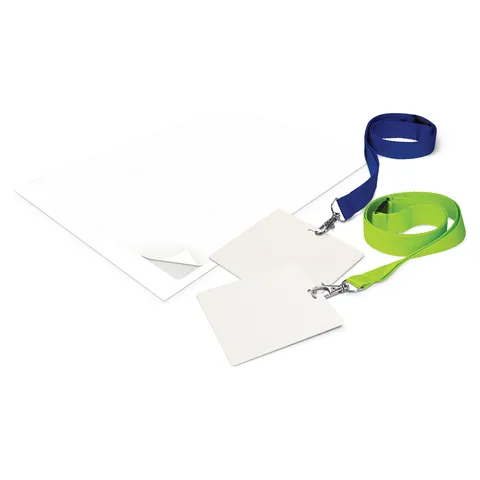 Ezy Badge in white