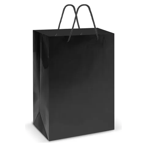 Laminated Carry Bag - Large black