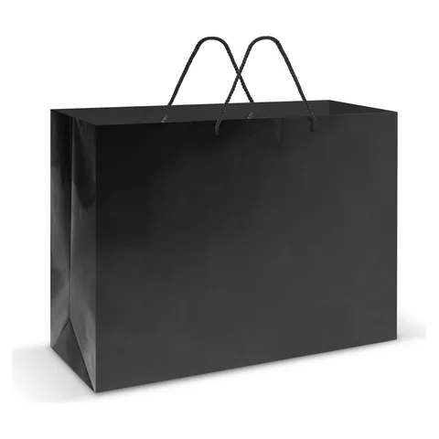 Laminated Carry Bag - Extra Large black