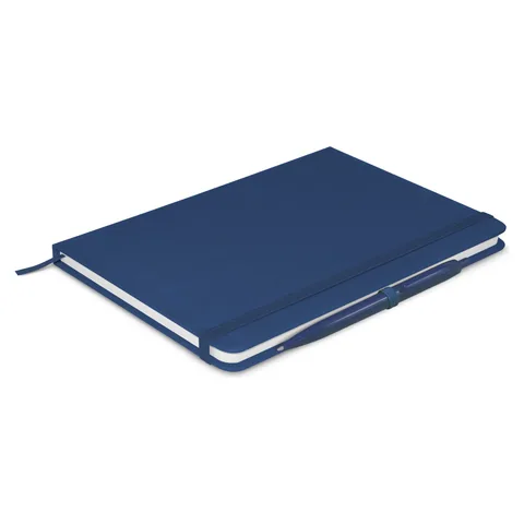Omega Notebook With Pen blue
