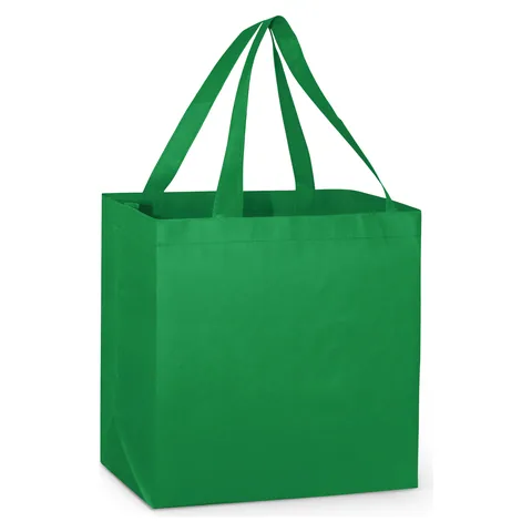 City Shopper Tote Bag bright green